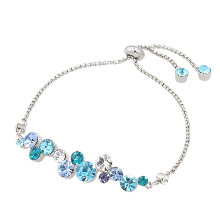 JinkaNezu クリスタルガラス スパークリング ブレスレット