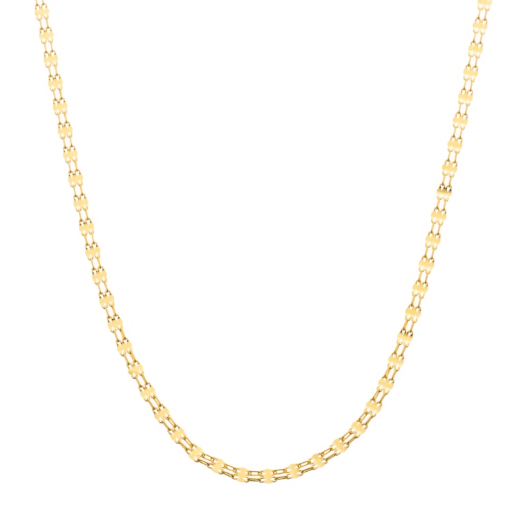 最終値下げ❗️新品未使用‼️ 保証書付‼️純金 45cmベタルチェーン ネックレス 純金 ペタルビスマルクチェーン ネックレス 滝野順24Kジュエリー