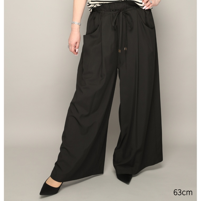 Anne Coquine 選べる股下軽量ワイドパンツ