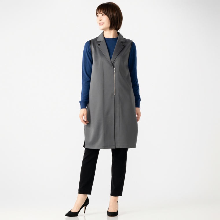 BOUTIQUE JUNKO ライダースデザインジレ