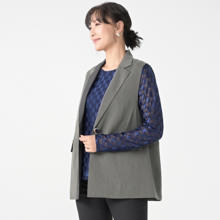 PCD テーラーカラーブロッキングのマスキュリンジレ