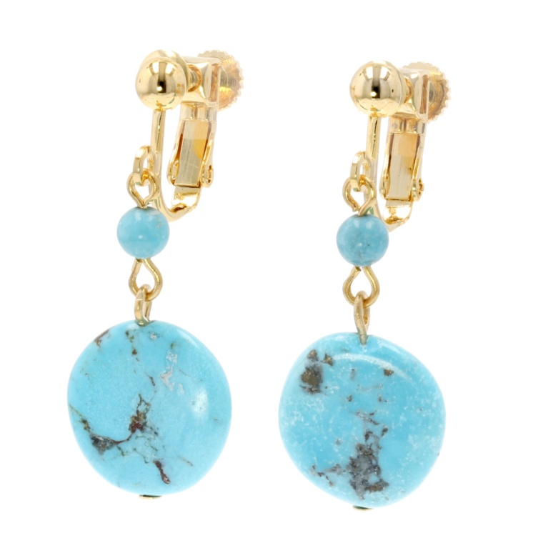 TarTar ターコイズイヤリング/ピアス[カイラ]