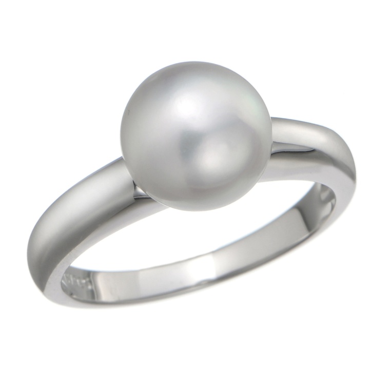 越田雅哉 アコヤ真珠ナチュラルカラー 8mm珠 リング