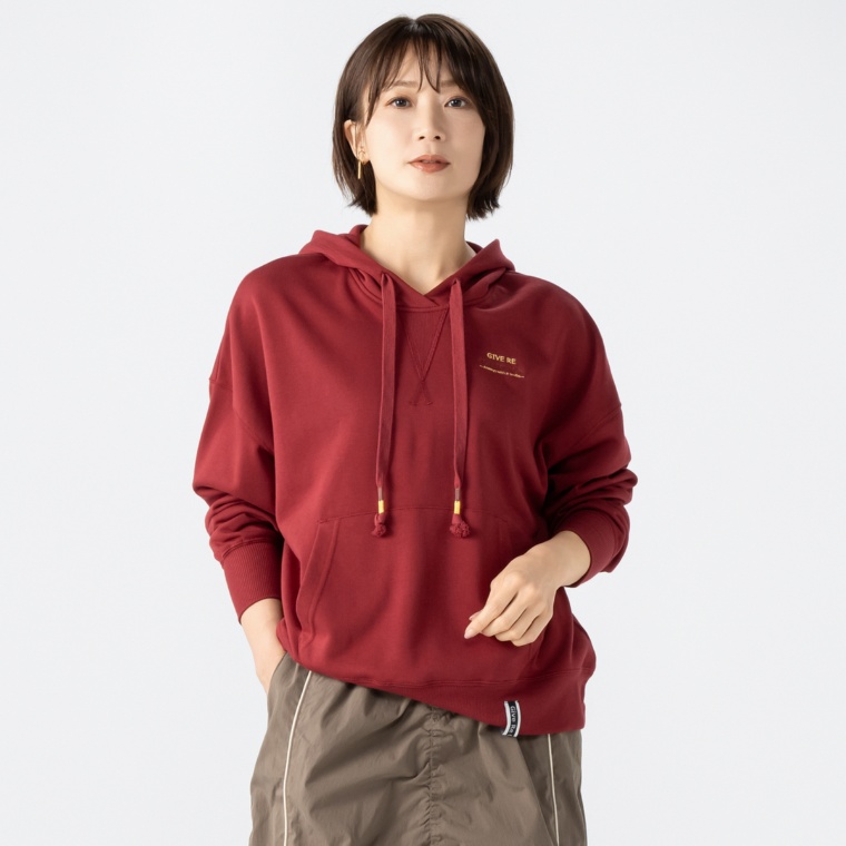 GRC ガゼット付き裏毛パーカー