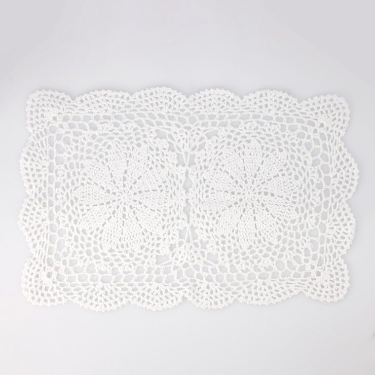 LUMIDA 敷物ドイリー スクエアタイプ 約縦27×横43cm