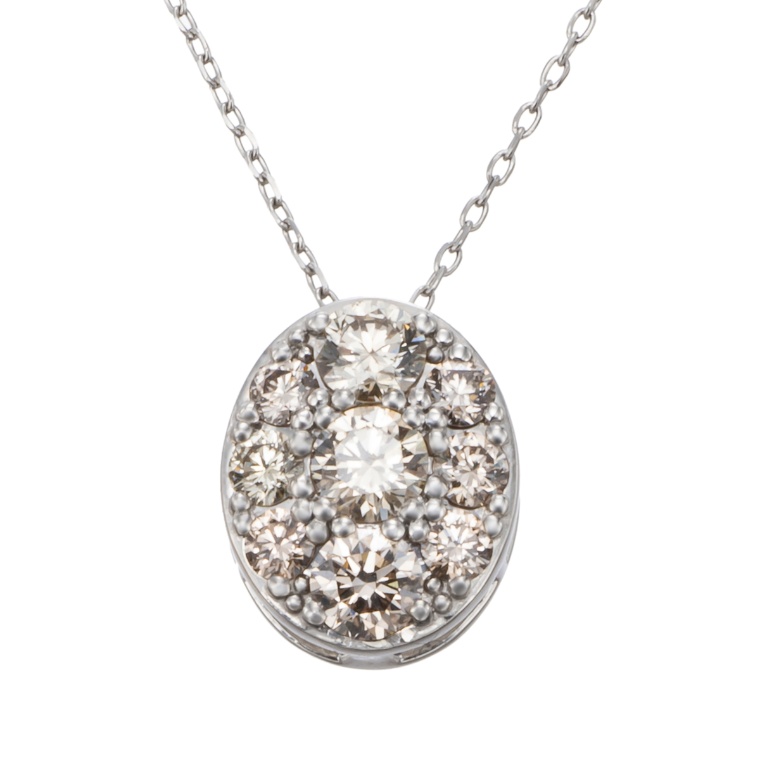 Dialuce PT950 ダイヤモンド ペンダント計0.65ctUP