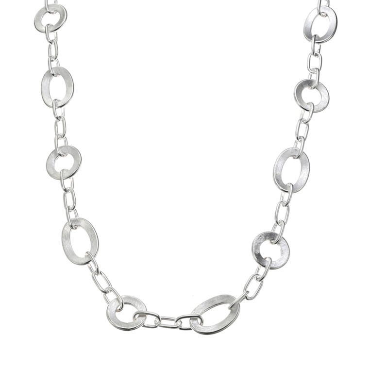 UNOAERRE シルバー925 ミックスチュア ステーション ネックレス