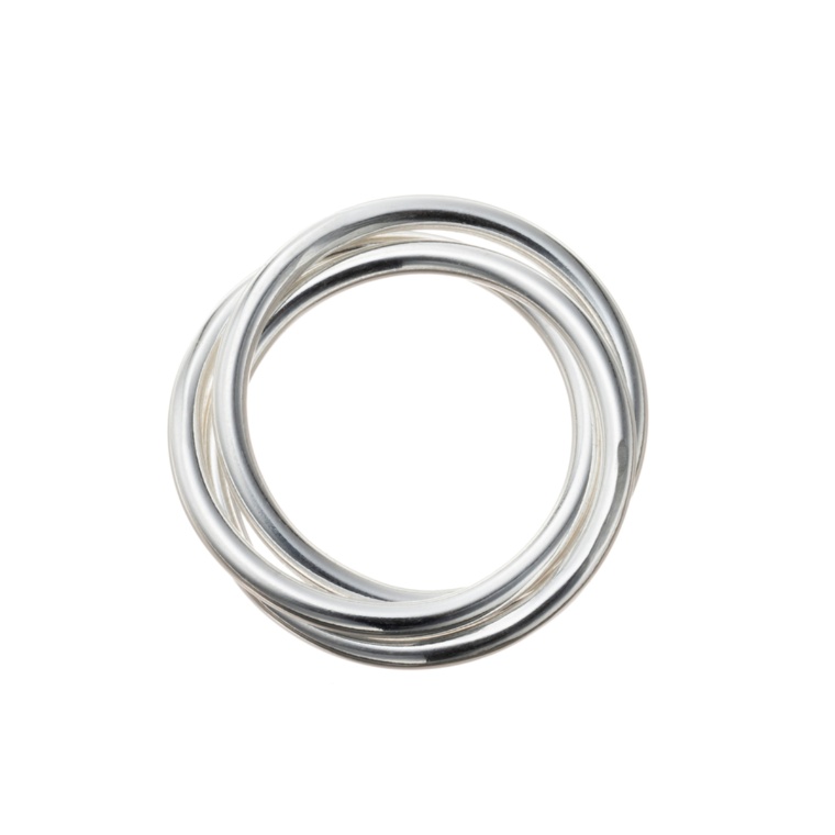 UNOAERRE シルバー925 トレ アネッロ ペンダントヘッド