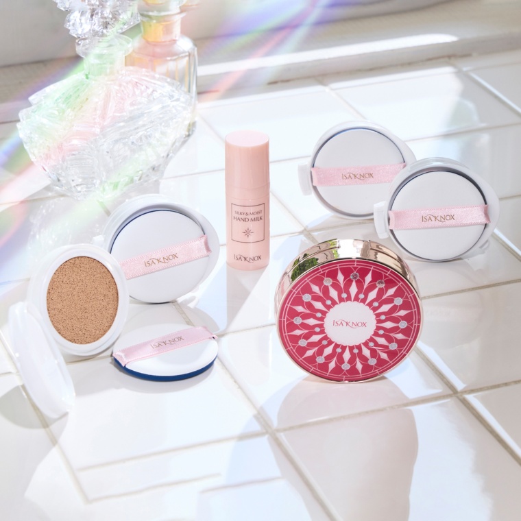 新品　イザノックスパワーフィットクッションEX ケース　詰替４　ルージュ　セット パワーフィットクッションファンデEX | ISAKNOX | QVC TV