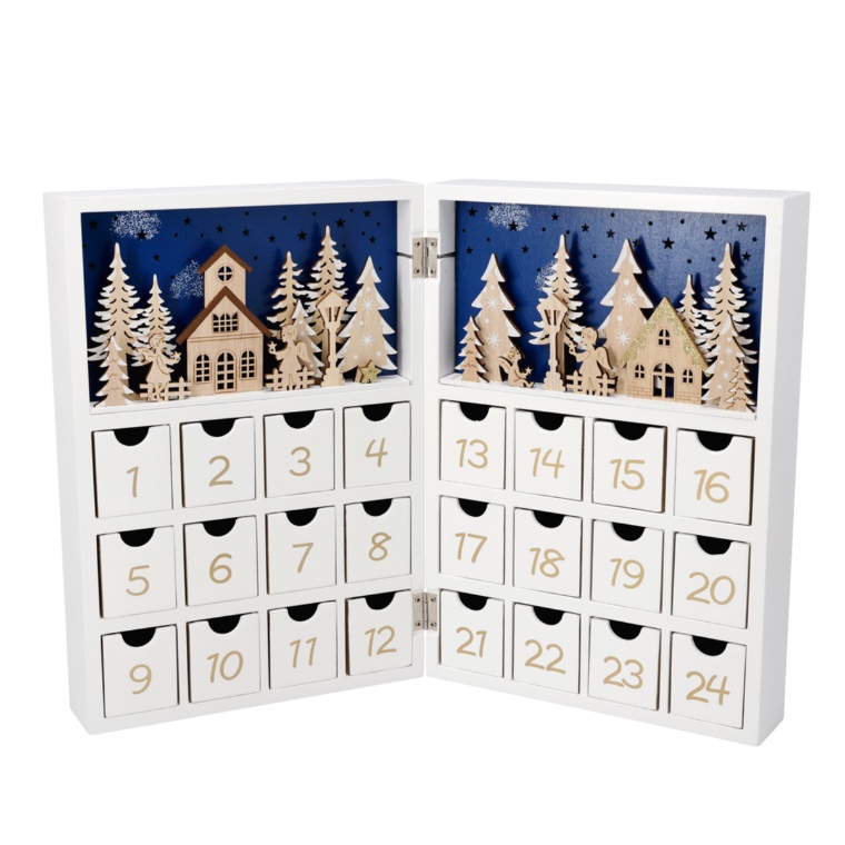 LUMIDA LED ブック型アドベントカレンダー オルゴール付