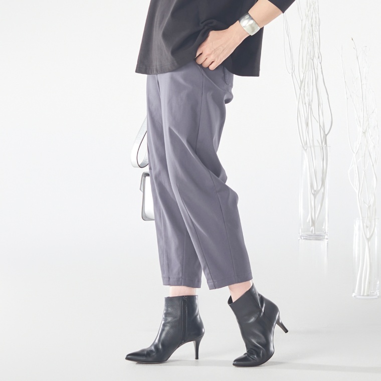 ModdedAnce 裾ダーツソフトバレルパンツ