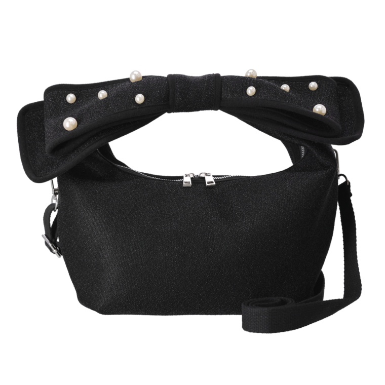 &LOVE フェミニンフォルムミュールリボンバッグ