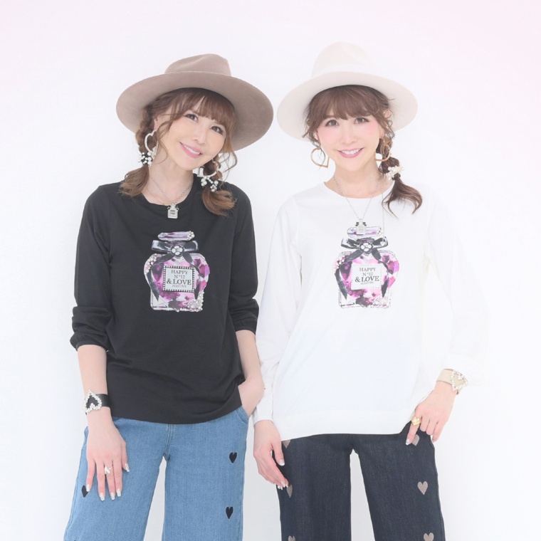 &LOVE 胸キュンLOVEパフュームロンT