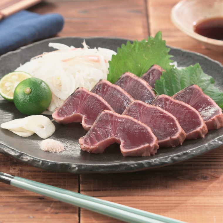 一本釣りかつおの炭火焼きタタキ「頂」