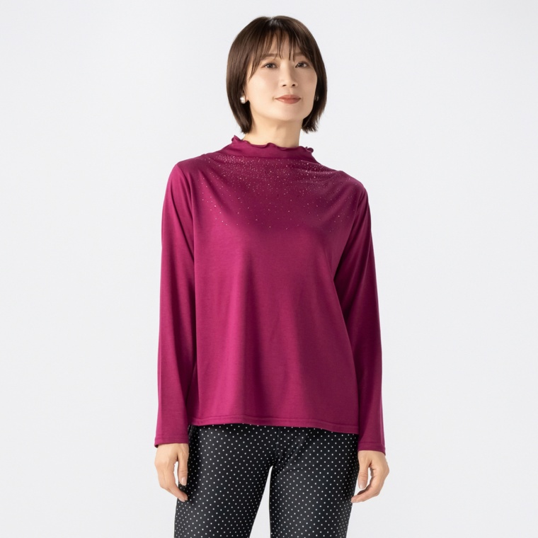 Provador 着映えビジュー 華やぎメロウプルオーバー