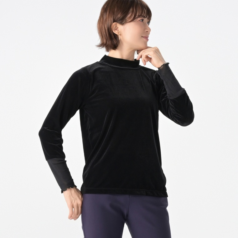 Provador 選べるシアー素材のストレッチプルオーバー