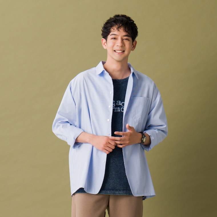 Lucca Uomo alla moda リラクシングシャツジャケット