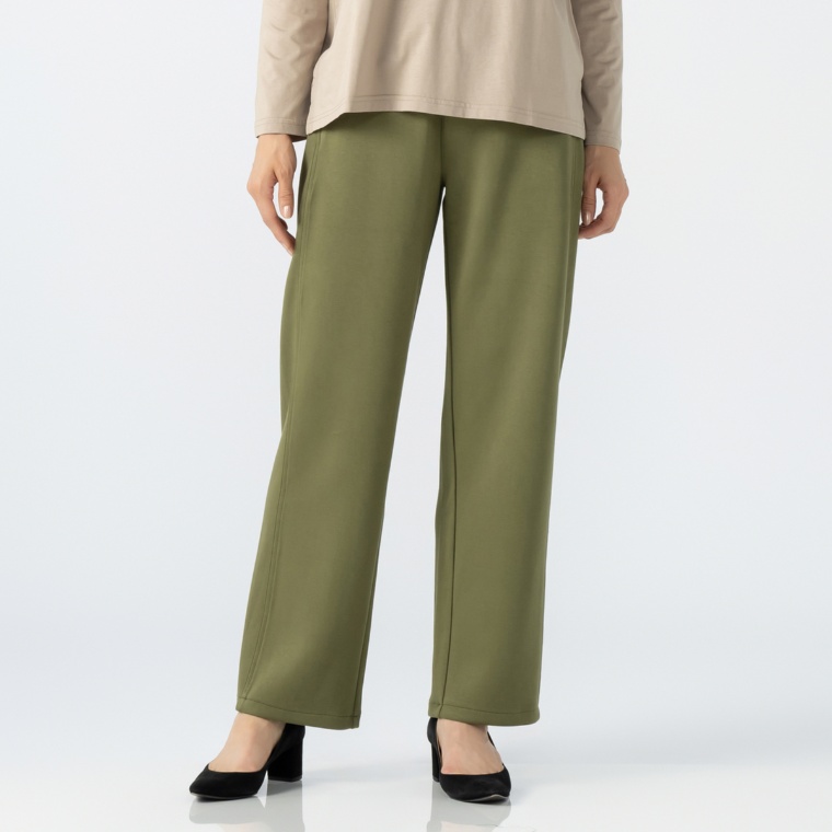 Pixie Heart ダンボールニット美脚カーブパンツ