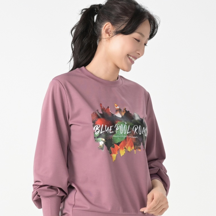 BLUE POOL ROAD フォトグラフィックプルオーバー