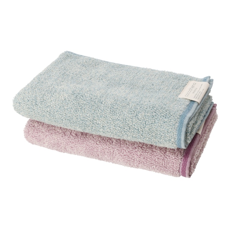 cocochiena ロングフェイスタオル2枚セット抗菌防臭加工