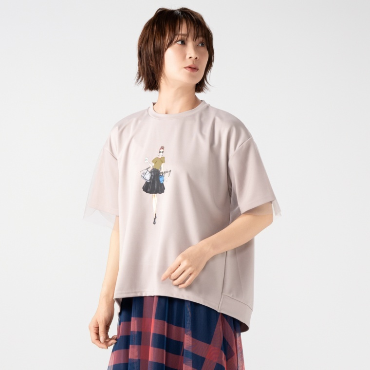 Re:Birth＋ レーススリーブデコレーションプルオーバー