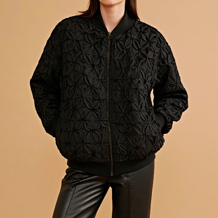 Provador テープ刺繍レースブルゾン