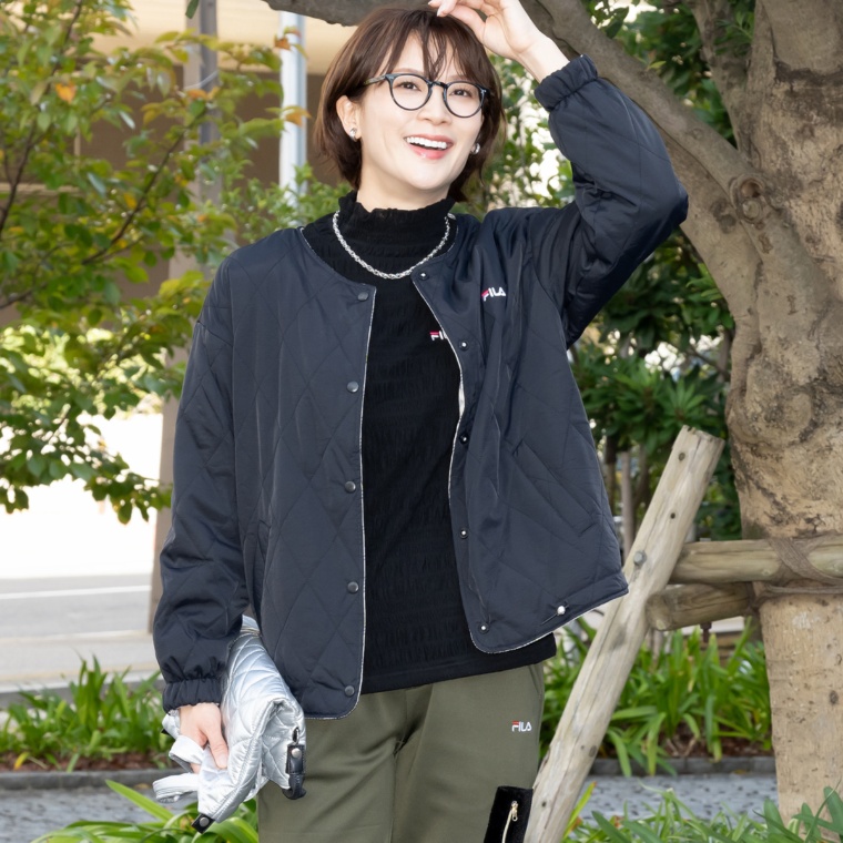 FILA UV 両面主役リバーシブルブルゾン
