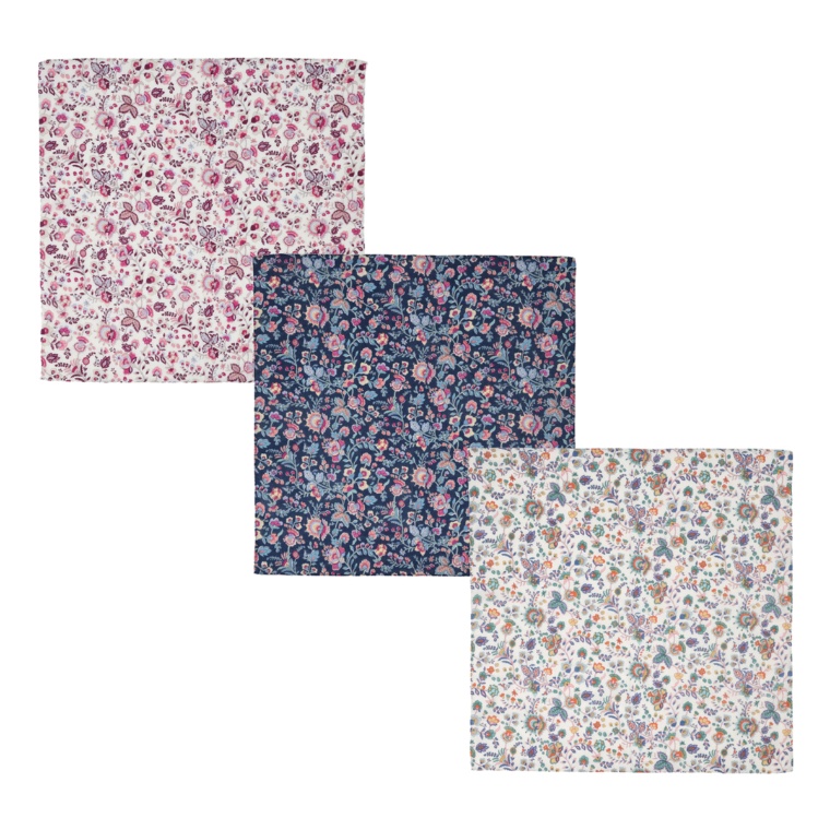 IM リバティプリント ガーゼハンカチ3枚セット ネット限定