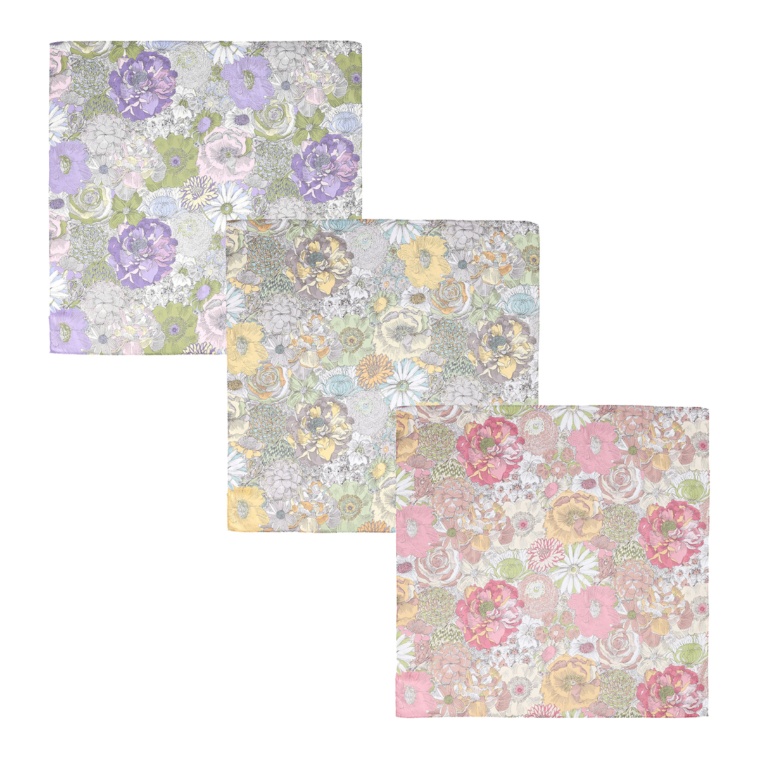 IM リバティプリント ハンカチ3枚セット ネット限定