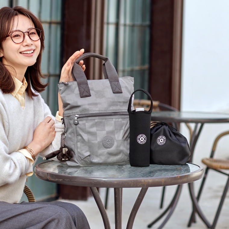 Kipling エレバ 2WAYバッグ 3点セット