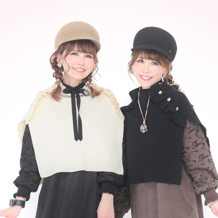 &LOVE ラブリーネックウォーマーニットポンチョ