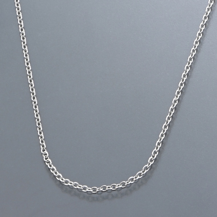 PT950 マルアズキチェーンネックレス 45cm [L]