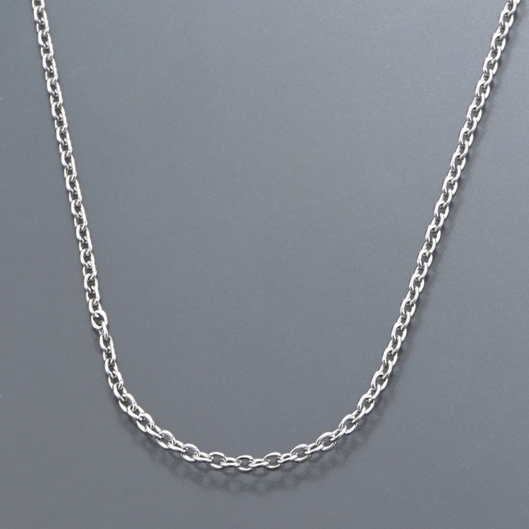 PT950 マルアズキチェーンネックレス 45cm [LL]