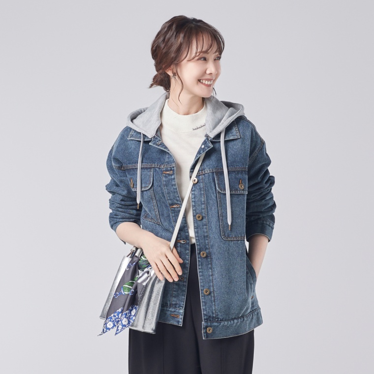 Provador フーデットデニムジャケット