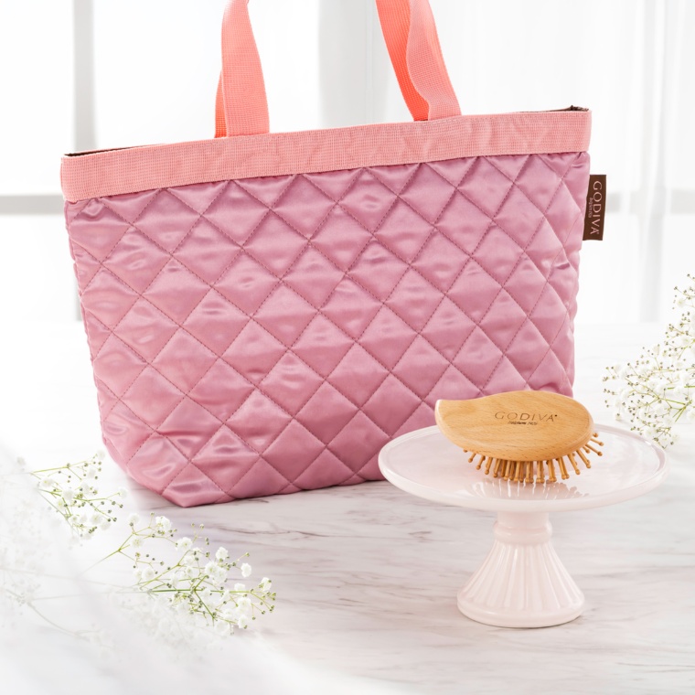 ゴディバ トートバッグ&ウッドヘアブラシセット