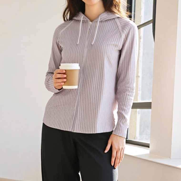 Oh My Tailor モデリスト 立体リブ ニットパーカー