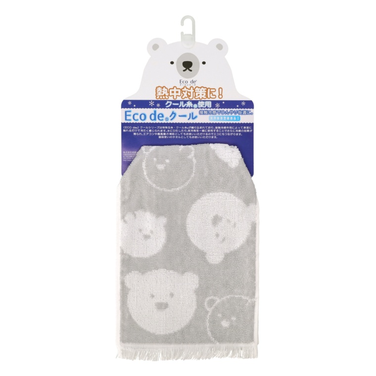 ECO de クールシリーズパイルクールマフラー シロクマドット