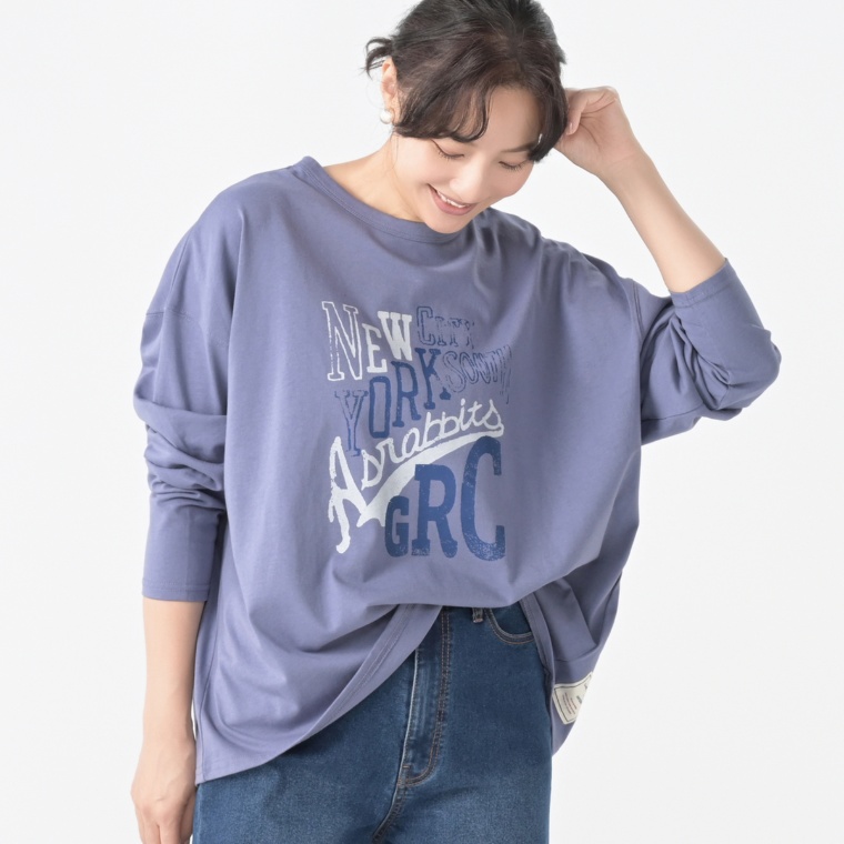 GRC エーズラビットコラボビッグプリントロンT