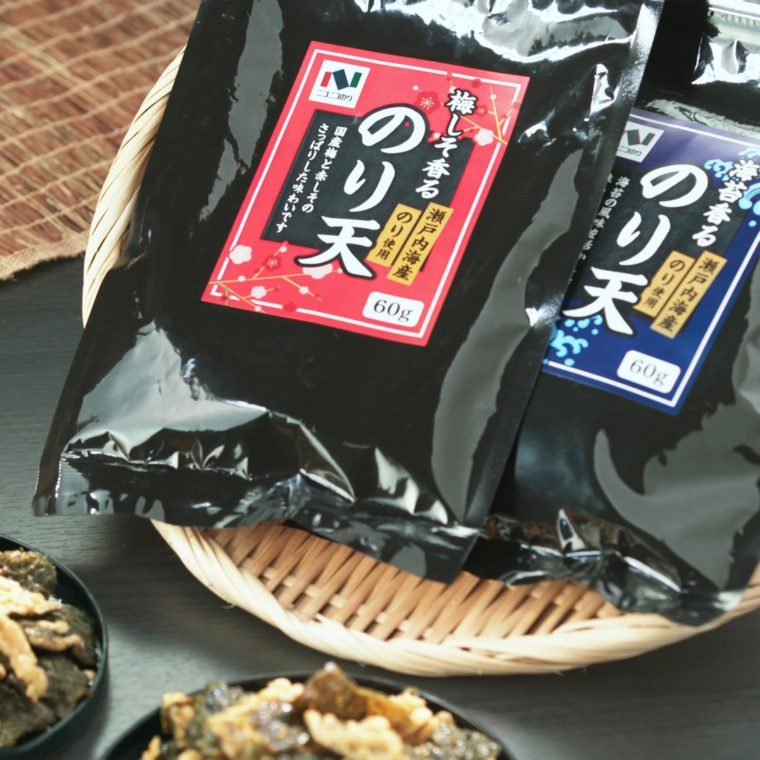 ニコニコのり 瀬戸内海産のり使用のり天4袋セット