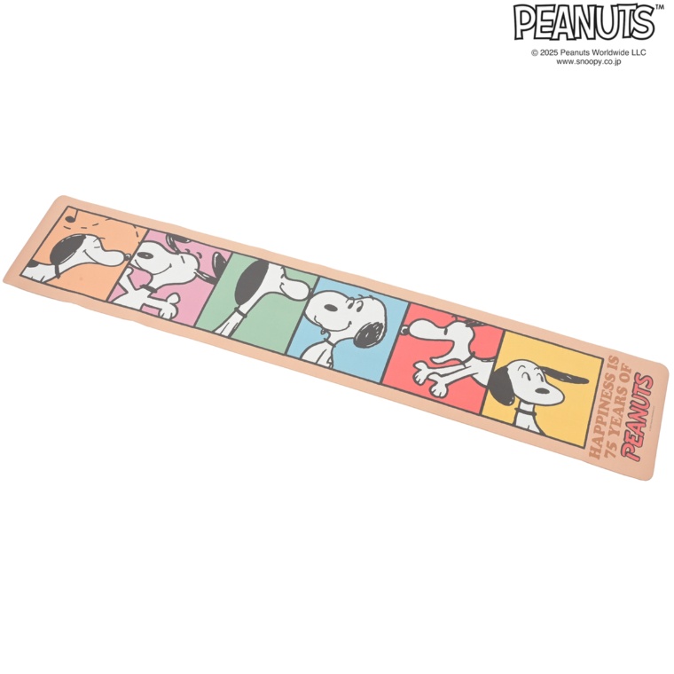 PEANUTS75周年 PVCロングマット パストスヌーピー