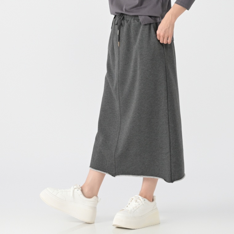 Coeur sucre 裏毛カジュアルナロースカート