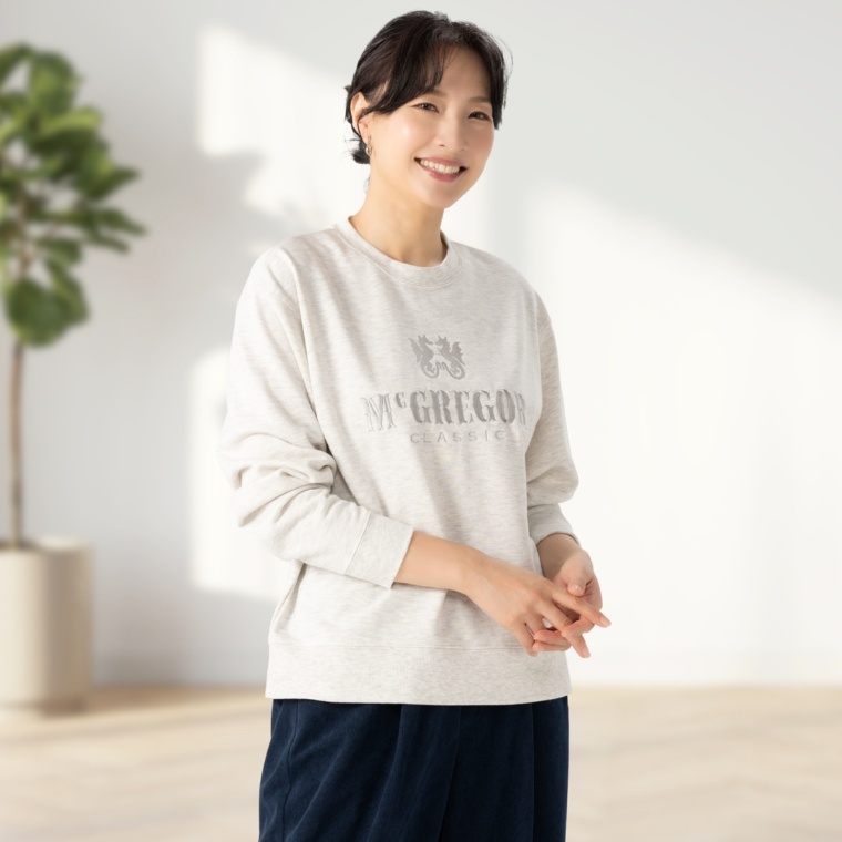 McGREGOR CLASSIC ロゴ刺繍プルオーバー