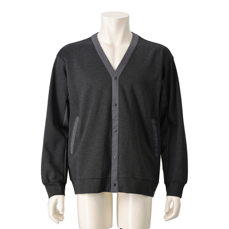 Lucca Uomo alla moda Vネックドッキングカーディガン