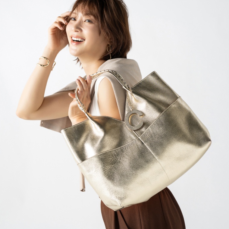 カプリヌーヴ イタリアンソフトレザートートバッグ