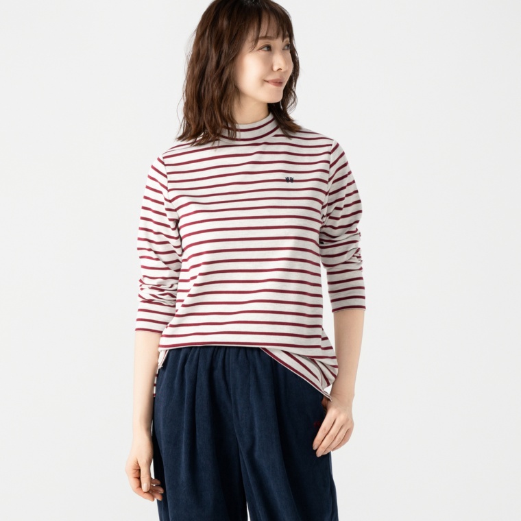 McGREGOR CLASSIC クラシックボーダーハイネックPO