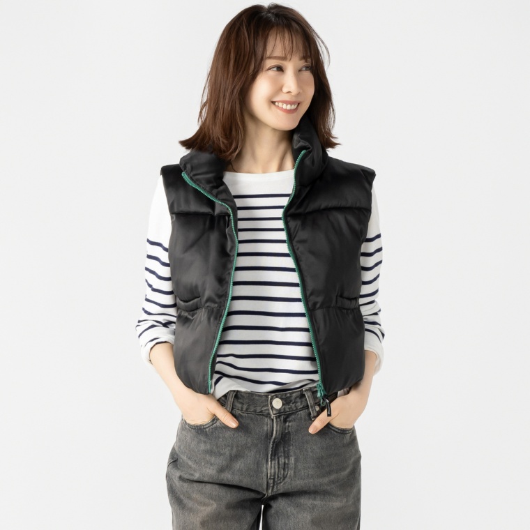 KidsAngel スタンド衿中綿ベスト