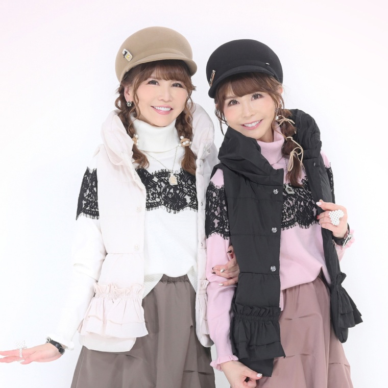 &LOVE クチュールふりる中わたベスト