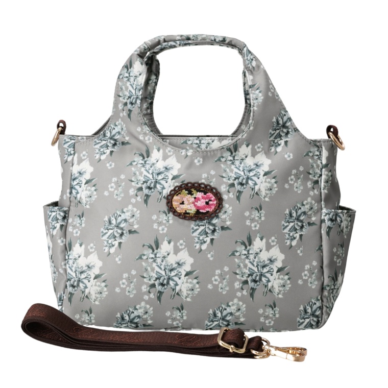 レイクアルスター シェニールワッペンプリント10ポケット2WAYバッグ