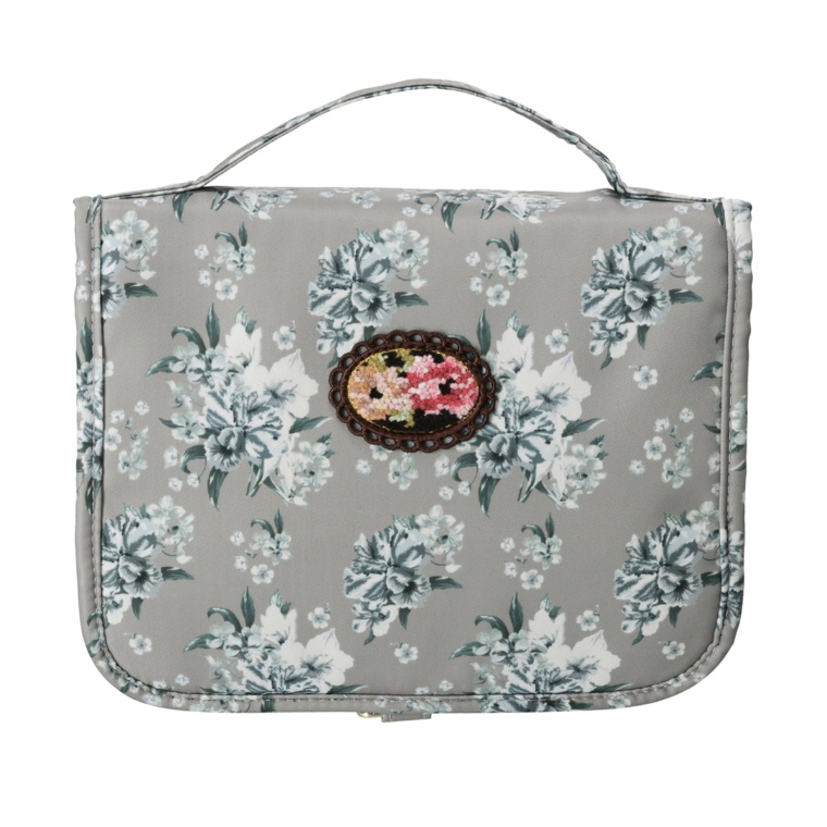 レイクアルスター シェニールワッペンプリント多機能フックポーチ