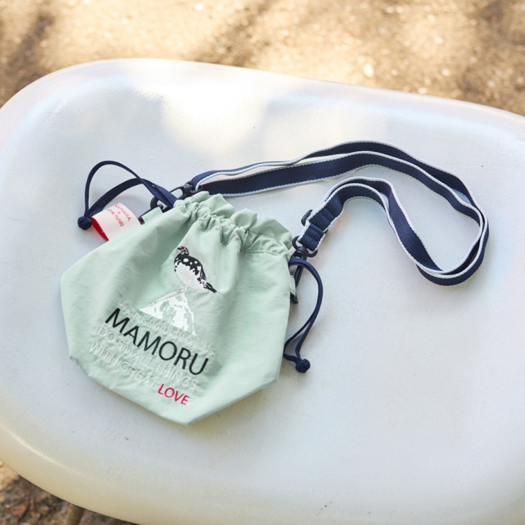 KATOKOA mamoru 巾着ポーチ[ライチョウ]